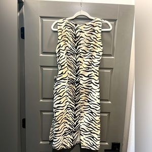 David Warren Zebra Dress - Size 8